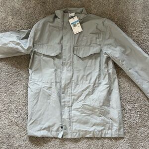 Nike Men's Light Gray Shirt Jacket